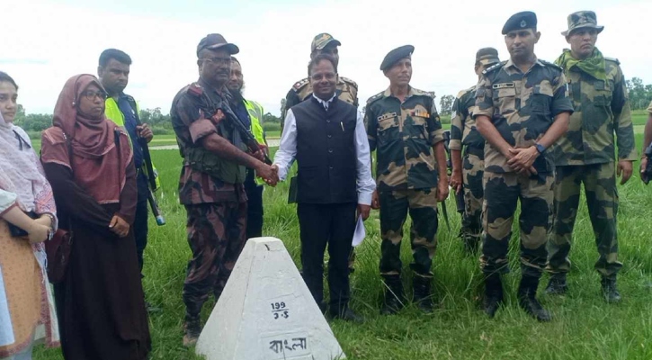 সীমান্তহাটের জায়গা দেখতে ভোলাহাটে ভারতীয় সহকারী হাইকমিশনার